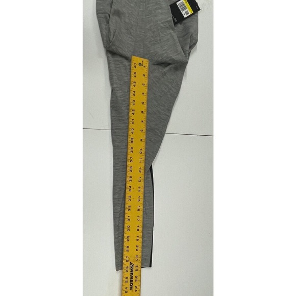 NIKE Women Training Crop Mesh Tights Grey Black CJ1816 091 - Small - Picture 4 of 12